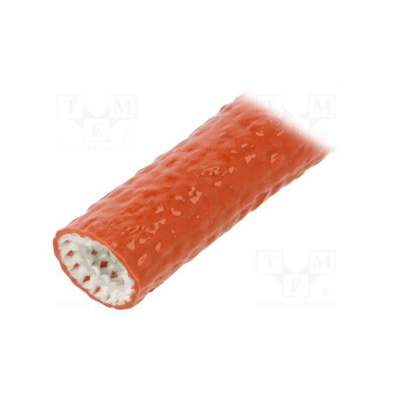 30 m x ANAMET EUROPE - 336.841.3 - Insulating tube, Size: 41, fiberglass, L: 30m, -55÷260°C, Øout: 47mm