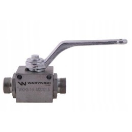 3-way hydraulic ball valve 3 2 m22x1 5 15