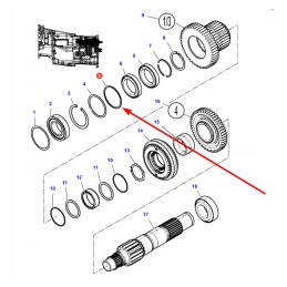 4300002m1 spacer 0 35 mm