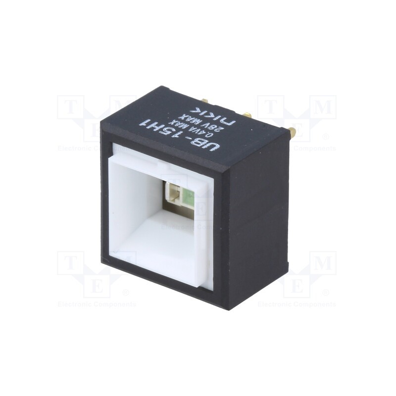 1 pcs x NKK SWITCHES - UB15SKG035F - Switch: push-button, Pos: 2, SPDT, 0.01A/28VAC, 0.01A/28VDC, 200MΩ