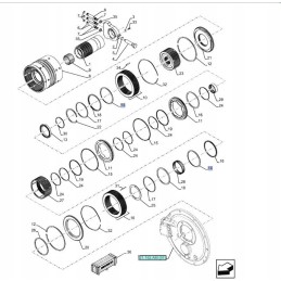 Basket spring new holland t5 t6 t6000 tsa 8186418