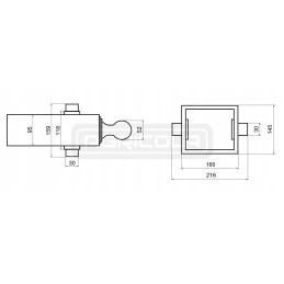 Trailer telescopic cylinder cylinder 60 2 520