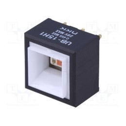 1 pcs x NKK SWITCHES - UB15SKG035C - Switch: push-button, Pos: 2, SPDT, 0.01A/28VAC, 0.01A/28VDC, 200MΩ