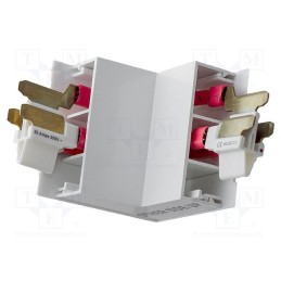 1 pcs x MAINLINE POWER - MLECJW - Angle external connector, white