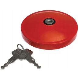 Fuel filler cap with key