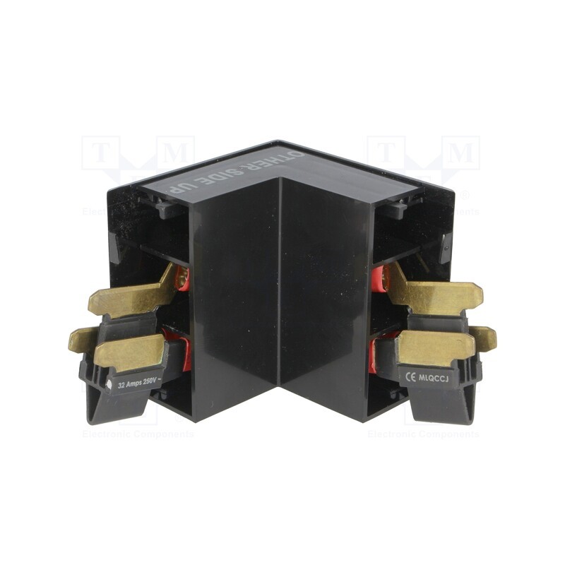 1 pcs x MAINLINE POWER - MLECJB - Angle external connector, black