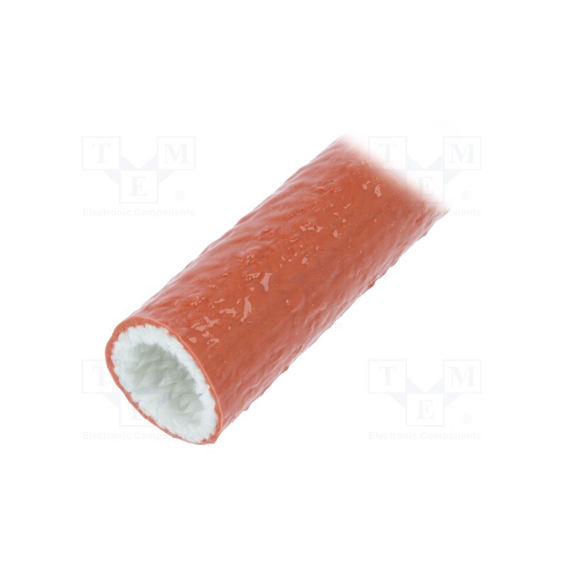30 m x ANAMET EUROPE - 336.013.3 - Insulating tube, Size: 13, fiberglass, L: 30m, -55÷260°C, Øout: 18mm