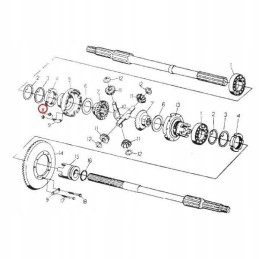 Ring wheel bolt nut 10 8 c 330 542303