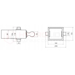 Telescopic actuator 60 2 520 d35 hydrolider