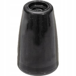 Conical knob, M6 thread, height 42mm, black
