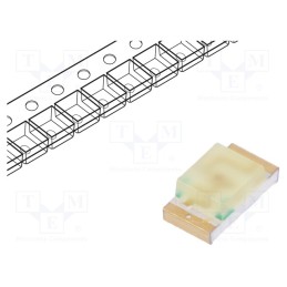 5 pcs x KINGBRIGHT ELECTRONIC - KP-3216YD - LED, SMD, 1206, yellow, 5÷7mcd, 3.2x1.6x1.1mm, 160°, 2.1÷2.5V, 20mA