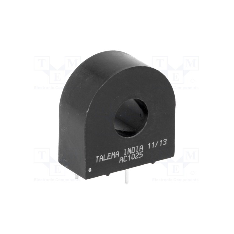 1 pcs x TALEMA - AC1025 - Current transformer, AC, Iin: 25A, 100Ω, 63mVA, C: 30.32mm, H: 30.2mm