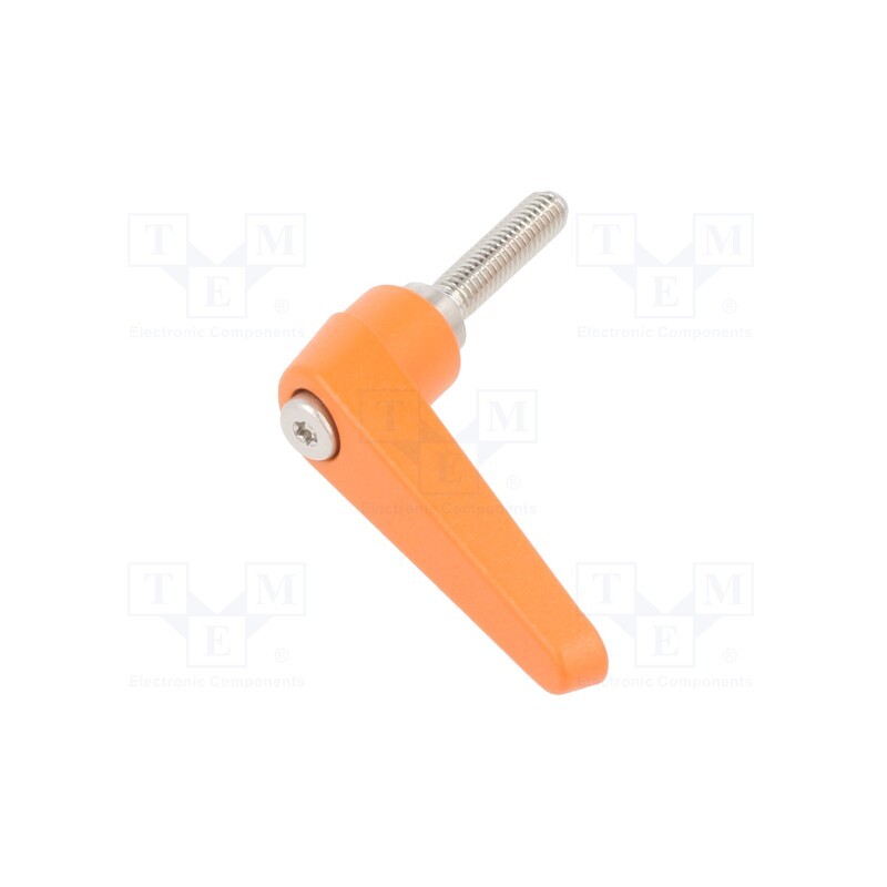 1 pcs x ELESA+GANTER - GN 101.1-14-M6-25-OS - Lever, adjustable, Thread len: 25mm, Lever length: 45mm
