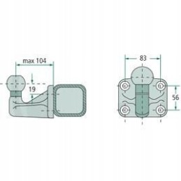 Ball with collar 787kk370 rockinger