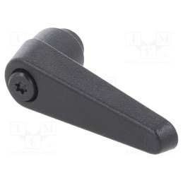 1 pcs x ELESA+GANTER - GN 101-18-M8-SW - Lever, adjustable, Thread len: 11mm, Lever length: 62mm