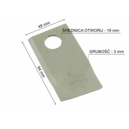 Krone left mower blade 151386 0 z1000020