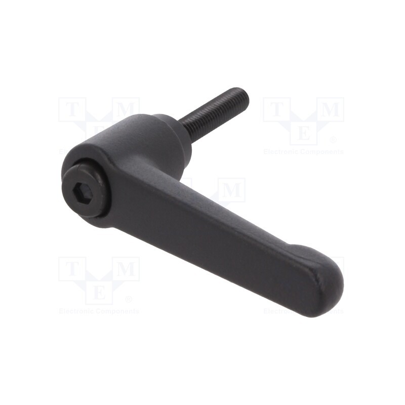 1 pcs x ELESA+GANTER - GN 300-30-M5-16-SW - Lever, adjustable, Thread len: 16mm, Lever length: 30mm