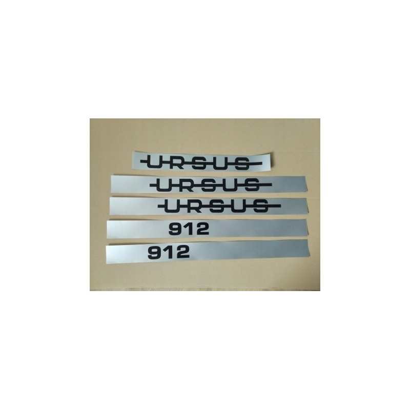 Ursus 912 hood sticker set