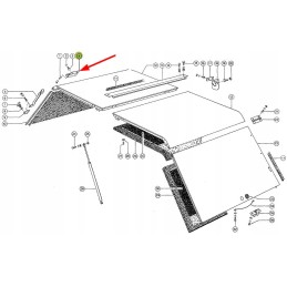 601602 1 engine cover hinge