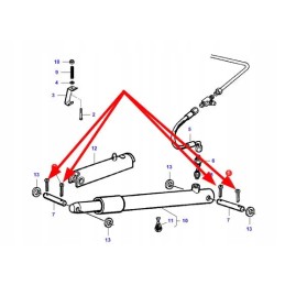 La10797401 actuator pin cotter pin