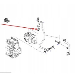 F149200090050 lubrication pipe seal