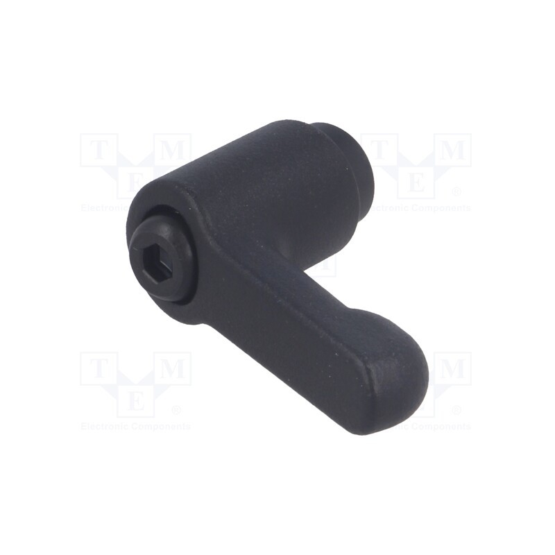 1 pcs x ELESA+GANTER - GN 300-30-B6-SW - Lever, adjustable, Slider height: 24.5mm, Body: black