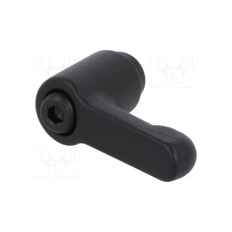 1 pcs x ELESA+GANTER - GN 300-30-B5-SW - Lever, adjustable, Slider height: 24.5mm, Body: black