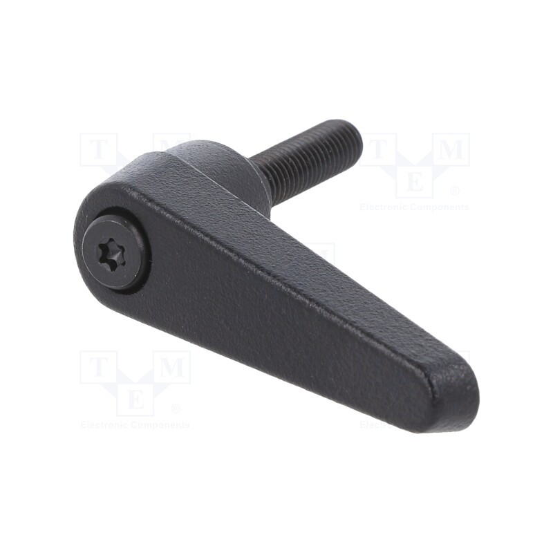 1 pcs x ELESA+GANTER - GN 101-14-M6-25-SW - Lever, adjustable, Thread len: 25mm, Lever length: 45mm