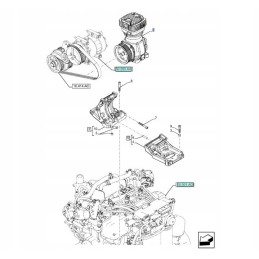 New Holland T4 T5 Air Compressor 47517784