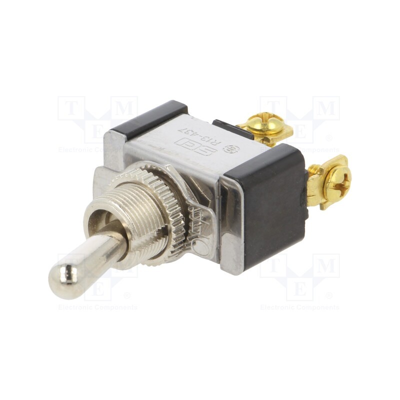 1 pcs x SWITCH COMPONENTS - TA2-1A-DC-6 - Switch: toggle, Pos: 2, SPST, ON-OFF, 21A/14VDC, Leads: screw, 0÷65°C