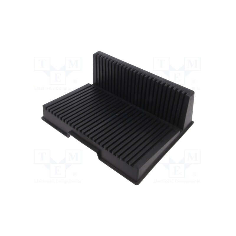 1 pcs x STATICTEC - STP1200 - Conductive PCB rack, ESD, 265x205x95mm, black