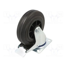 1 pcs x COLSON - BPPM 1251 2100 - Transport wheel, Ø: 125mm, W: 38mm, H: 156mm, torsional with lock