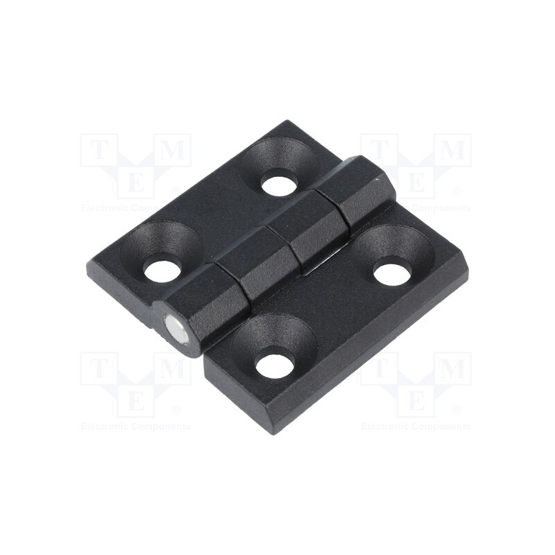 1 pcs x ELESA+GANTER - GN 237-ZD-60-60-A-SW - Hinge, Width: 60mm, zinc and aluminium alloy, black, H: 60mm