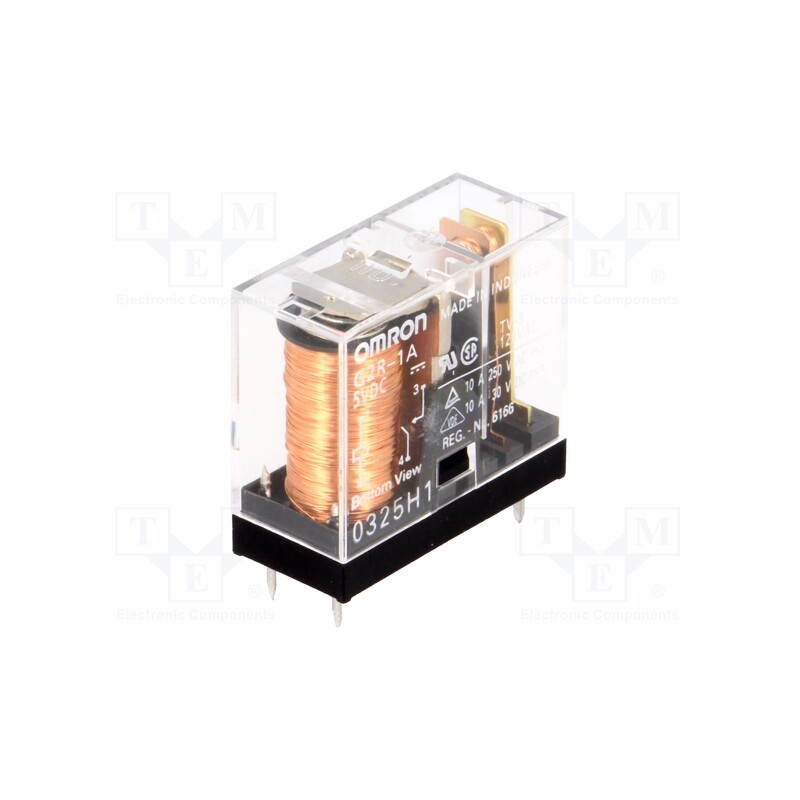 1 pcs x OMRON OCB - G2R-1A 5VDC - Relay: electromagnetic, SPST-NO, Ucoil: 5VDC, Icontacts max: 10A