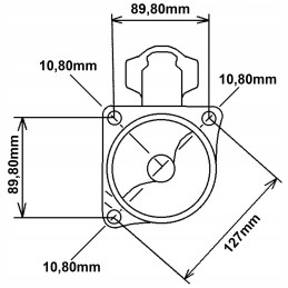 Starter 12v 2 8kw massey ferguson 1860093m2