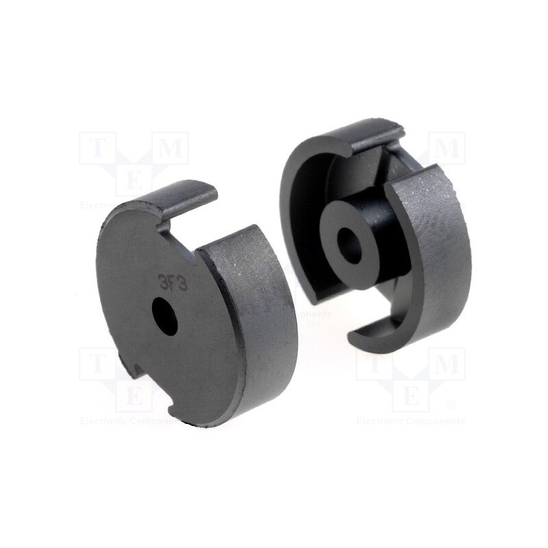 1 pcs x FERROXCUBE - P18/11-3F3 - Core: ferrite, P, 3F3, 2850nH, 1120mm3, 43.3mm2, A: 13.4mm, B: 3.8mm