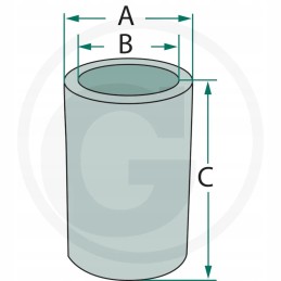 Ball reduction sleeve cat. 0 1 22 mm 16 mm