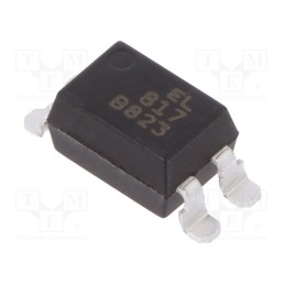 5 pcs x EVERLIGHT - EL817S1(TU)-F - Optocoupler, SMD, Ch: 1, OUT: transistor, Uinsul: 5kV, Uce: 35V, EL817
