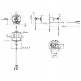 Electric flow pump 12v 8mm