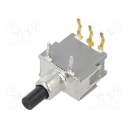 1 pcs x KNITTER-SWITCH - APE 1 F-RA - Switch: push-button, Pos: 2, DPDT, 0.05A, 0.05A, OFF-(ON), Body: grey