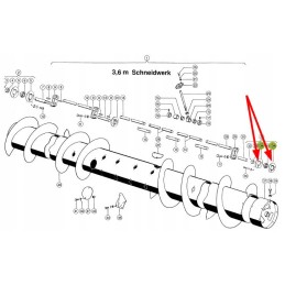 P205 33 flange bearing housing p205 set 2 pcs