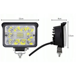 Set of 2 x halogen led work lamp 60w 10 30v