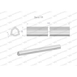 Inner pipe, series 1r, for 460 shaft, articulated