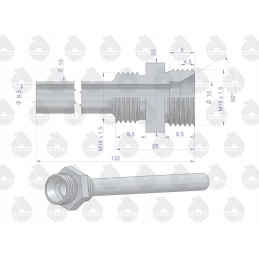 PTO control nozzle c 385 original ursus 8015308