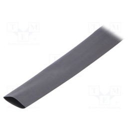 30 m x HELLERMANNTYTON - 333-32400 - Heat shrink sleeve, thin walled, 3: 1, 24mm, L: 30m, black, reel