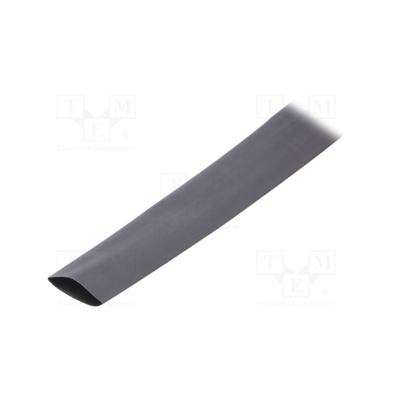 30 m x HELLERMANNTYTON - 333-32400 - Heat shrink sleeve, thin walled, 3: 1, 24mm, L: 30m, black, reel