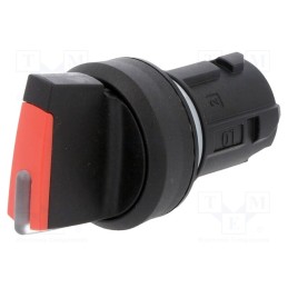 1 pcs x SIEMENS - 3SU1002-2BF20-0AA0 - Switch: rotary, 22mm, red, depending on the holder, IP67, Pos: 2