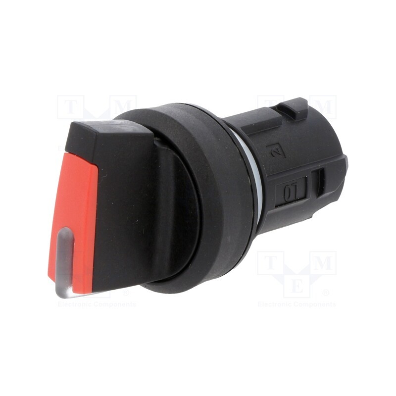 1 pcs x SIEMENS - 3SU1002-2BF20-0AA0 - Switch: rotary, 22mm, red, depending on the holder, IP67, Pos: 2