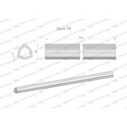 Inner pipe, series 1r, for shaft 660, articulated