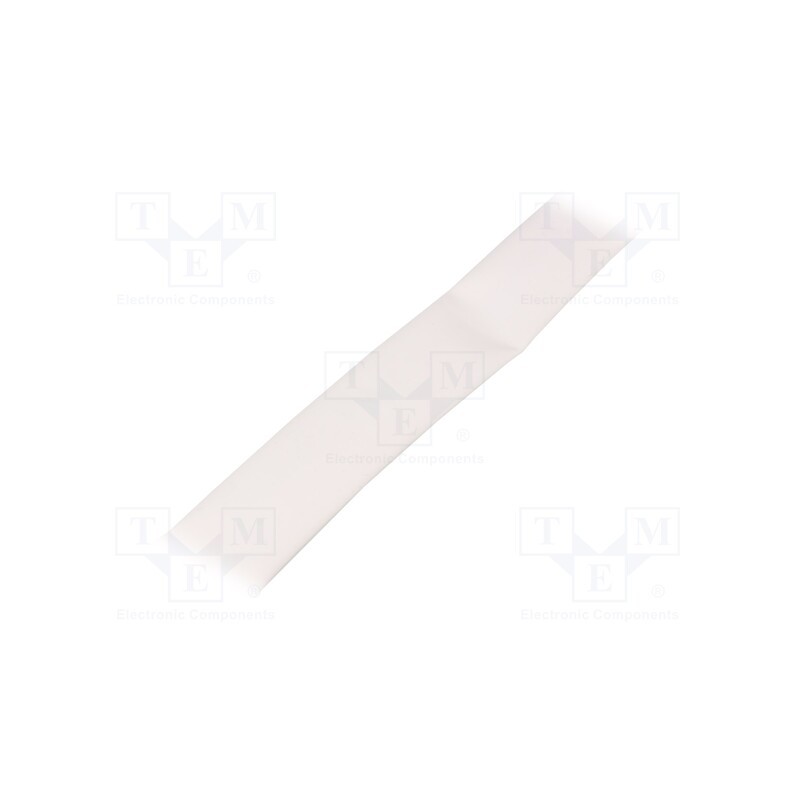 30 m x HELLERMANNTYTON - 333-31809 - Heat shrink sleeve, thin walled, 3: 1, 18mm, L: 30m, white, reel
